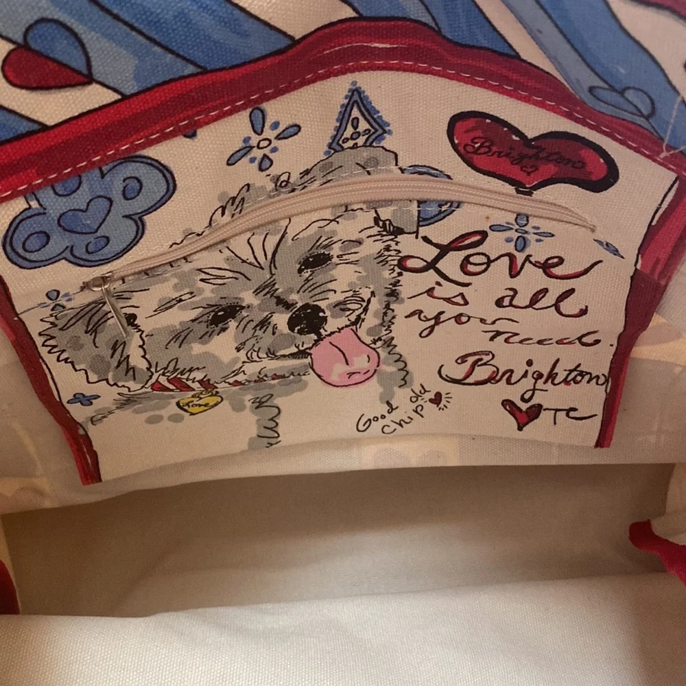 NWT Brighton Love Sparkle Tote Artwork By Tom Clancy. - Picture 7 of 7